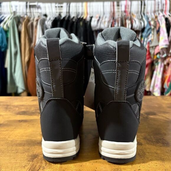 Totes Boys Asher Waterproof Insulated Winter Boots in Black NWT 11 - Picture 5 of 7